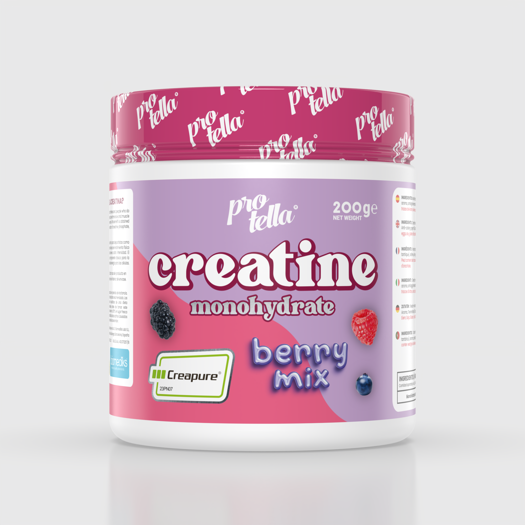 creatina-creapure-200g-protella-berry-mix