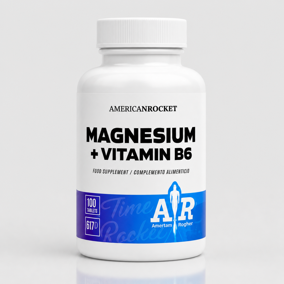 Magnesio + Vitamina B6 – AMERICAN ROCKET | Energía, músculos y sueño ...