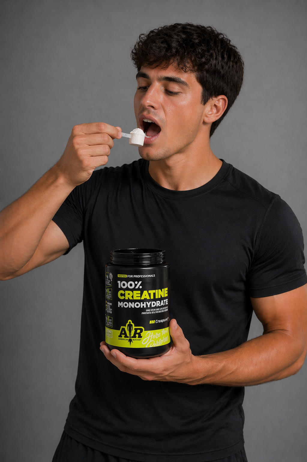 Creatina Creapure Neutra 500g - AMERICAN ROCKET